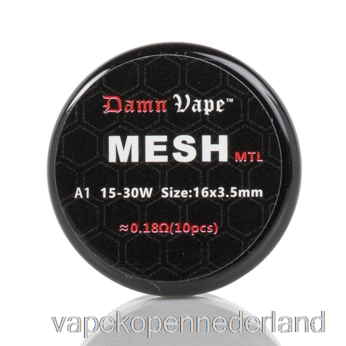 Vape Nederland Verdomd Vape Intense Mesh Mtl Vervangende Spoel 0.18ohm Ka1 Mesh Mtl Spoel
